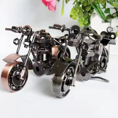 Vroomy - Modello di motocicletta vintage modellino di motocicletta P in ferro per motocicletta Fatto a mano