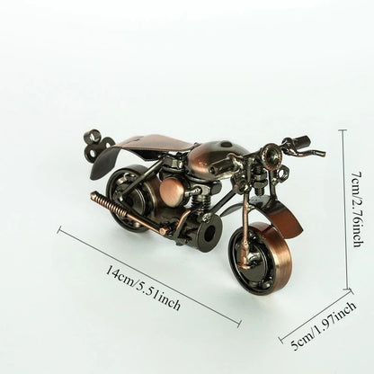 Vroomy - Modello di motocicletta vintage modellino di motocicletta P in ferro per motocicletta Fatto a mano